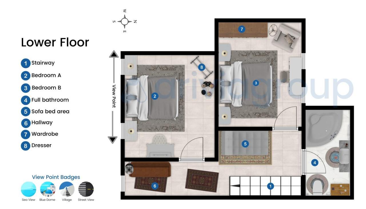 סנטוריני Centro Houses מראה חיצוני תמונה